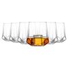 LAV Valeria Whiskey Glasses - 400ml - Clear - Pack of 6