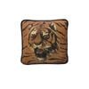 Bloomington Africa Safari Square Piped Edge Cushion 36 x 36 cm Tiger