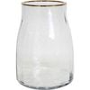 LVD Taper Flower Vase Container 12x21cm Large - Clear