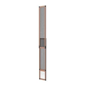 Hakuna Pets Small Bronze Mesh Patio Pet Door
