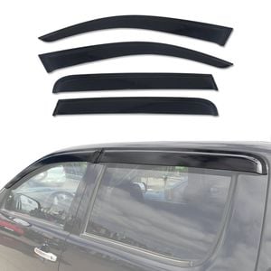 AUSGO Injection Weather Shields for Toyota Hilux Dual Cab 2005-2015 Weathershields Window Visors Wind Deflectors
