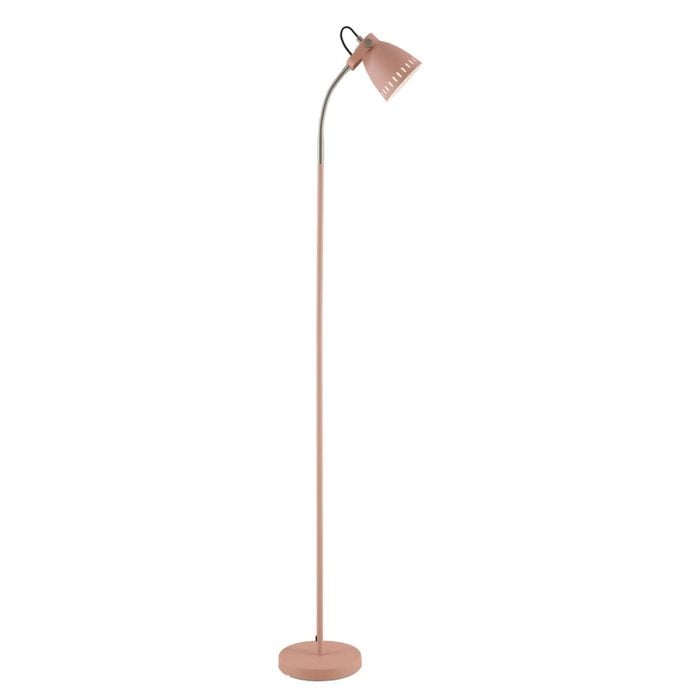 Telbix Nova Contemporary Standing Floor Lamp Light Metal Pink