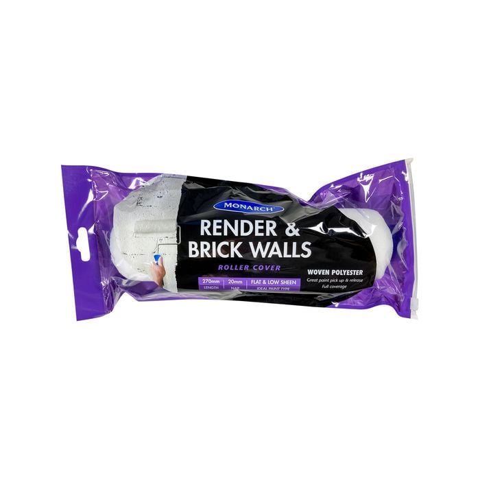 Monarch Render & Brick Walls Woven Polyester Roller Cover - 270mm