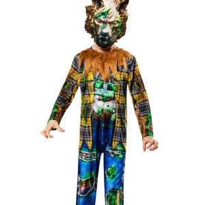 Toxic Halloween Werewolf Boys Costume - 9-10
