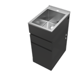 Everhard 35L Black Matte Nugleam Laundry Drawer Unit