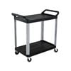 SOGA 2 950x500x940mm Tier Food Trolley - Black