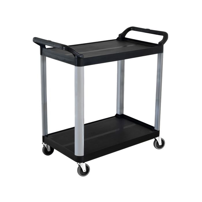 SOGA 2 950x500x940mm Tier Food Trolley - Black