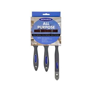 Monarch 3 Piece All Purpose Project Brush Pack