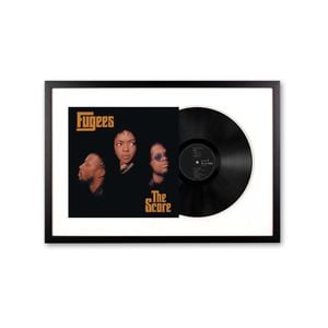 Framed Fugees The Score Vinyl Album Art