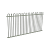 ProtectorAl 2400 x 1200mm Pale Eucalypt Aluminium Pool Fence Panel Loop And Spear
