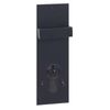 Austyle 85mm Matt Black Escutcheon and Snib Set