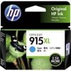 Hp 915xl Original High Yield Inkjet Ink Cartridge - Cyan Pack - 825 Pages