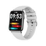TODO Bluetooth V5.0 Smart Watch Monitor Heart Rate Blood Pressure - Silver