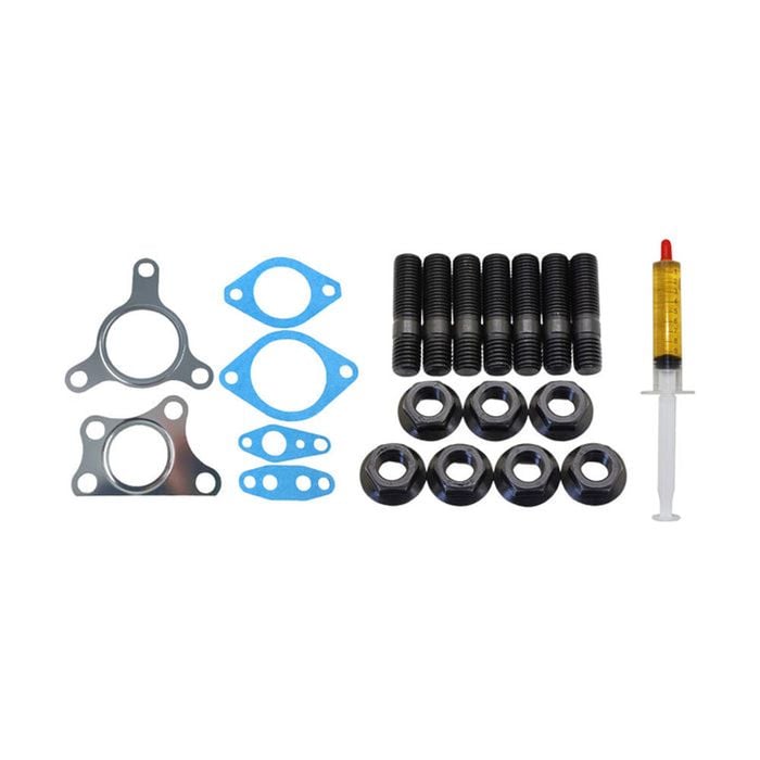 Turbo Charger Installation Stud, Gasket & Lubricant Kit For Nissan Navara D40 Yd25 2.5l 4-bolt