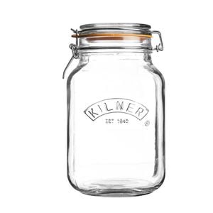 Square Clip Top Jar 2l 12x22x13cm Kilner