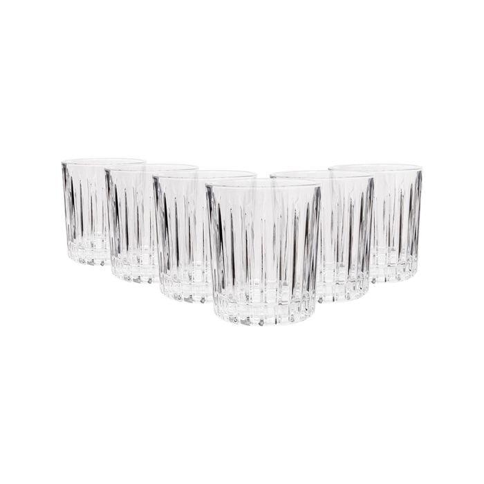 Fluted Whisky Glasses - 310ml - Pack of 6