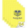5x Spirax 70gsm 64 Pages A4 14mm Dotted Third No.107 Exercise Book/notebook
