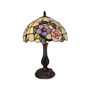 G&g Crystal Dragonfly Tiffany Table Lamp Large