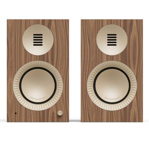 Kanto TUK 2nd Gen Powered Speakers - Matte Walnut/Rose Gold