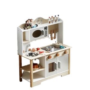 All 4 Kids Savannah White Pretend Kitchen