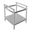 STAINLESS STEEL STAND GAS SERIES 608X640 ATSEC-24