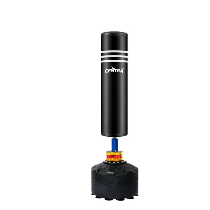 Centra 175CM Freestanding Punching Bag With Shock Absorbing System Black