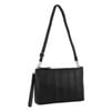 Pierre Cardin Wos Crossbody/Clutch Leather  in Black