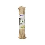 Jack 150mm Paper Twist Ties - 200 Pack