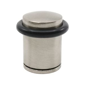 Adoored 40mm Satin Chrome Round Tall Door Stop - Satin Chrome