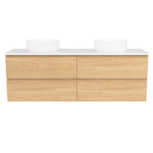 New England Joinery 1500mm Dignate SilkSurface Top Wall Hung Vanity