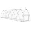 vidaXL Rabbit Hutch Animal Cage Pet Enclosure Playpen Silver Galvanised Steel