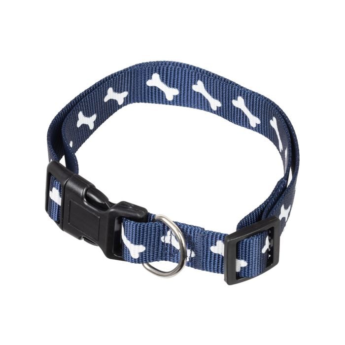 Happy Tails Large Bone Print Dog Collar