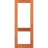 Woodcraft 2040 x 820 x 40mm Entrance Door 2Lite Clear Safety Glass