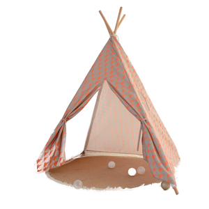 All 4 Kids Orange Unicorn Teepee