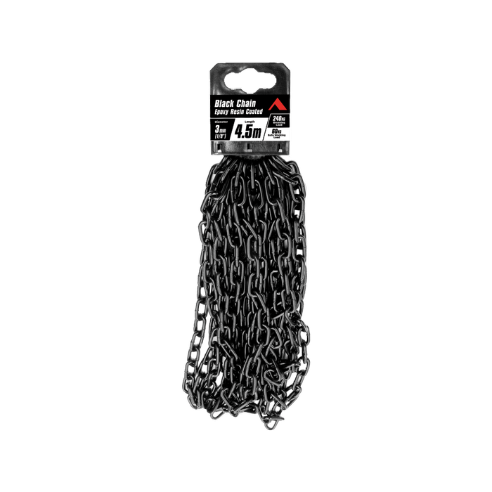 Pinnacle 3mm 1/8" x 4.5m Black Chain 