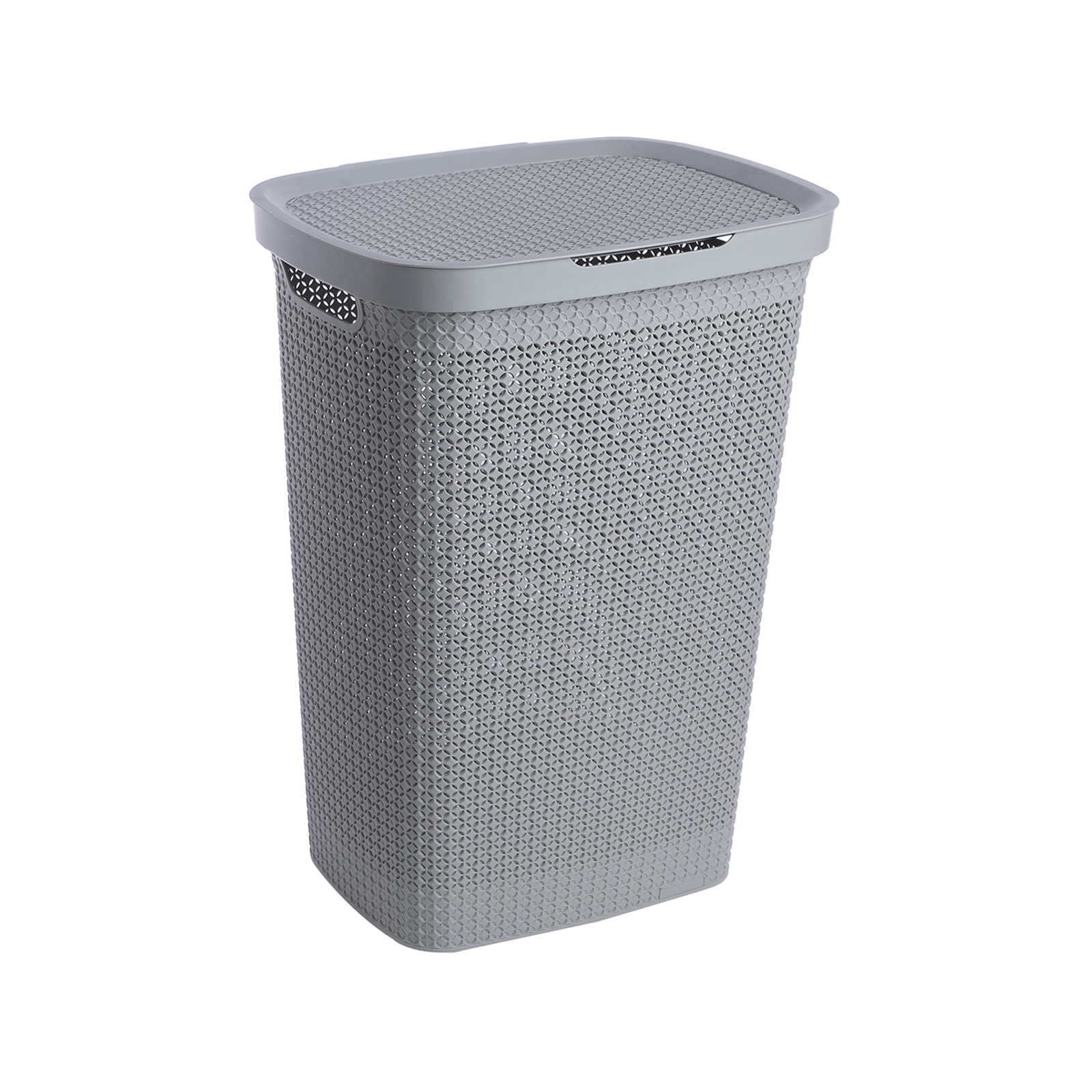 Ezy Storage 57L Mode Laundry Hamper Grey Bunnings Australia