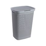 Ezy Storage 57L Mode Laundry Hamper - Grey