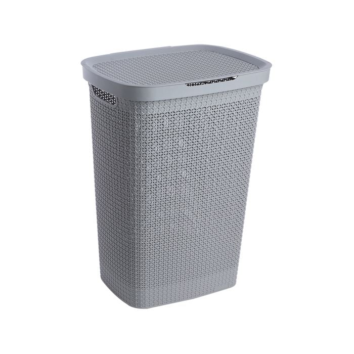 Ezy Storage 57L Mode Laundry Hamper - Grey