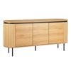 Nola 1.6m Wooden Sideboard - Natural