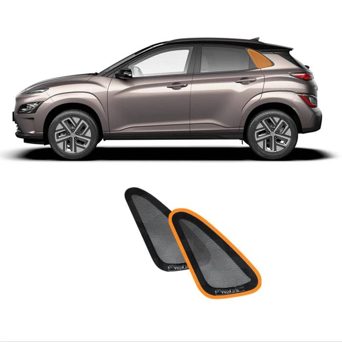 Port Window Sun Shade for Hyundai Kona 2017-2023 Car Sun Blind Mesh Third Row Window