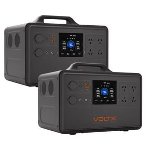 Voltx 4480wh Portable Power Station 4800w Total (2400w Bundle)