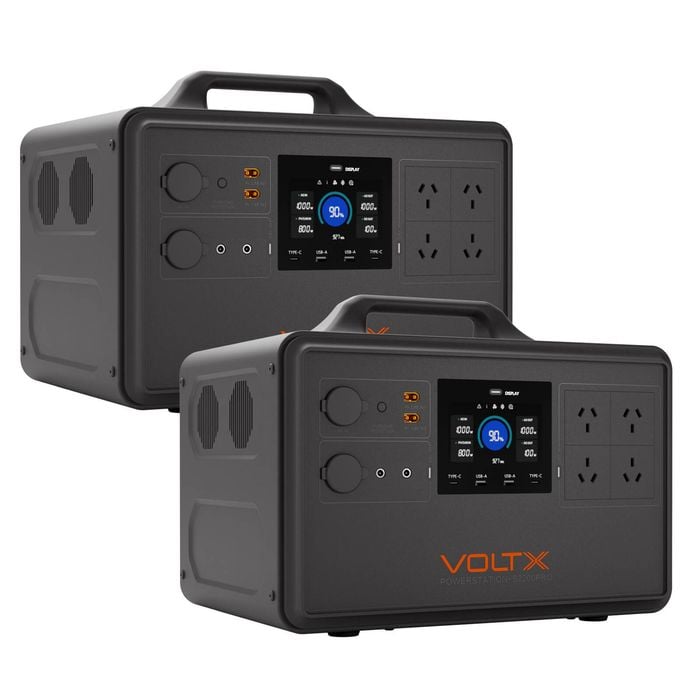 Voltx 4480wh Portable Power Station 4800w Total (2400w Bundle)