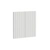 Kaboodle 600mm Sesame Salt V-Groove Farmhouse Sink Doors - 2 Pack