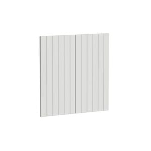 Kaboodle 600mm Sesame Salt V-Groove Farmhouse Sink Doors - 2 Pack