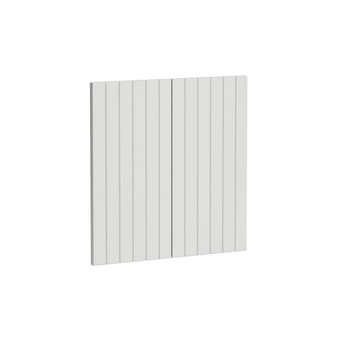 Kaboodle 600mm Sesame Salt V-Groove Farmhouse Sink Doors - 2 Pack