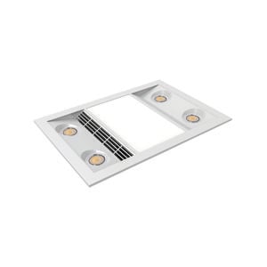 Manrose Designer PTC Bathroom Light Heater Fan