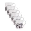 6x Ashdene Peeking Pups Ceramic Drinking Mug Golden Retriever 370ml Animal Art