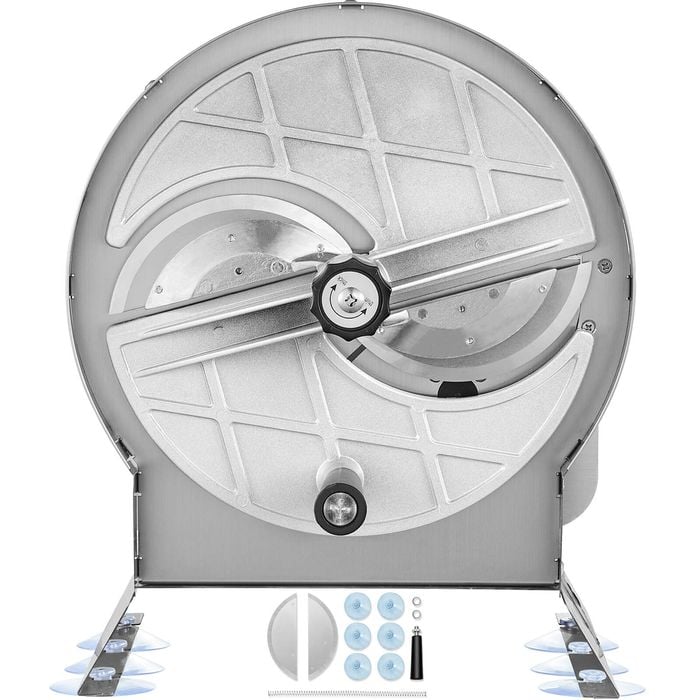 Vevor Manual Vegetable Fruit Slicer Stainless Steel Thickness Adjustable with 2 Spare Blades