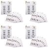 4x 60pc Appetito Clear Pantry Labels Home Kitchen Cooking