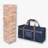 Giant Tumble Tower - Pine. 85cm - 150cm+ With Commercial Grade Carry Bag